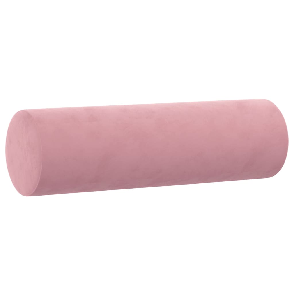 Sierkussens 2 st 15x50 cm fluweel roze