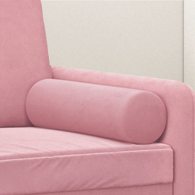 Sierkussens 2 st 15x50 cm fluweel roze