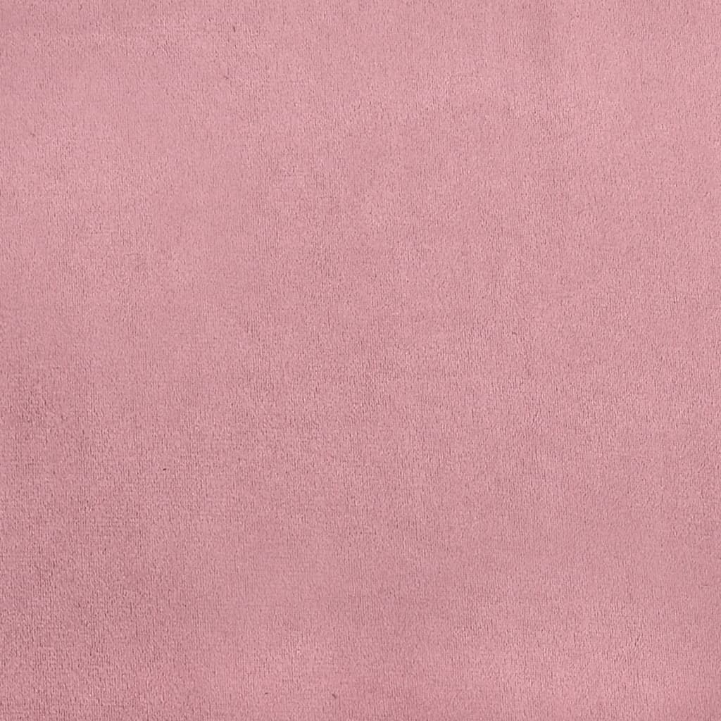 Sierkussens 2 st 15x50 cm fluweel roze