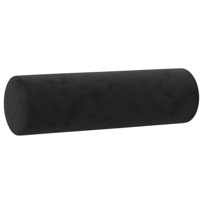 Sierkussens 2 st 15x50 cm fluweel zwart