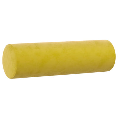 Sierkussens 2 st 15x50 cm fluweel geel