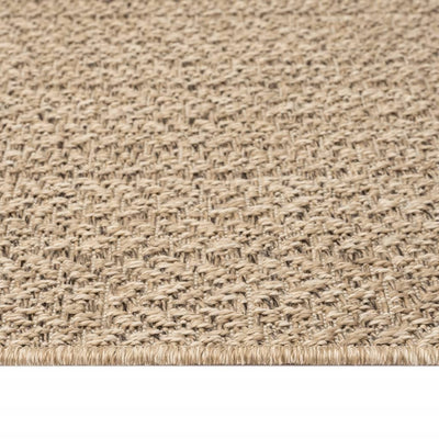 Vloerkleed 120x170 cm voor binnen en buiten jute look