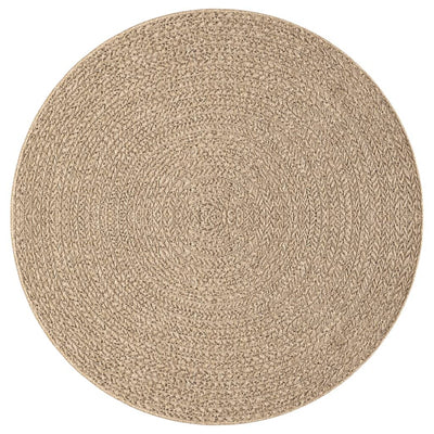 Vloerkleed 90 cm voor binnen en buiten jute look