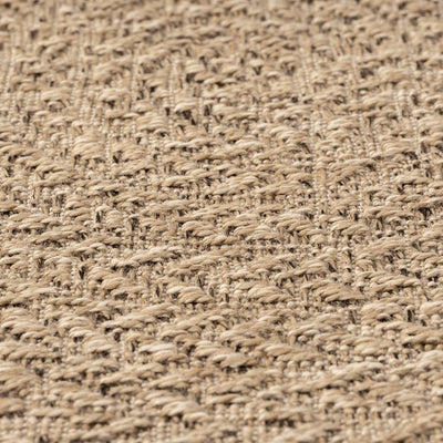 Vloerkleed 160 cm voor binnen en buiten jute look