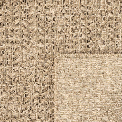 Vloerkleed 80x150 cm voor binnen en buiten jute look