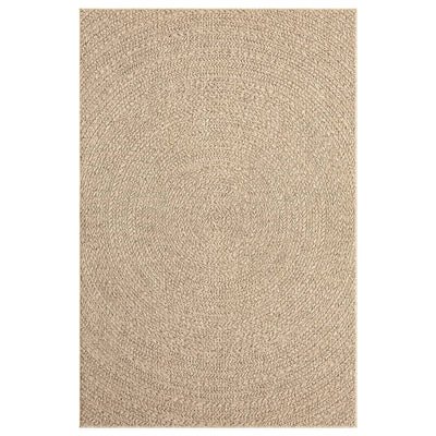 Vloerkleed 120x170 cm voor binnen en buiten jute look