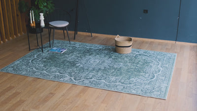 Vintage Vloerkleed Hawk Groen